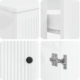  Set kupaonskih ormara od 2 dijela EDE Bijela visokog sjaja | shoptok.hr