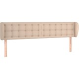  Uzglavlje s ušima boja cappuccina 183x23x78/88 cm umjetna koža | shoptok.hr