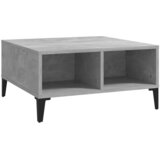 Furnova Klubska mizica betonsko siva 60x60x30 cm iverna plošča, (21914378) | Shoptok.si