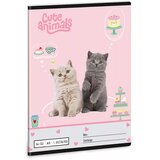 Ars Una Luštne živali - čajanka A/5 črtan zvezek za 1. razred 14-32 | Shoptok.si