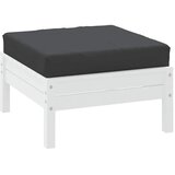  Paletni podni jastuk od tkanine 60 x 60 x 8 cm crni | shoptok.hr