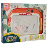 Woopie magnetna ploča u boji dinosaur, crvena | shoptok.hr