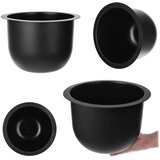KADAX Loft okrogel vložek za cvetlični lonec za gredice, črne barve 29 cm, (5000353320) | Shoptok.si