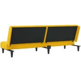  Kavč dvosed z ležiščem rumen žamet, (21038143) | Shoptok.si