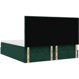  Okvir kreveta s madracima tamnozeleni 180x200cm baršunasti | shoptok.hr