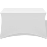  Rastezljivi Stolnjak 2 kom 183x76x74 cm Bijeli | shoptok.hr