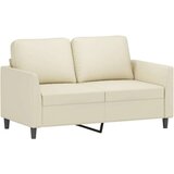  3-dijelni set sofa s jastucima krem od umjetne kože | shoptok.hr