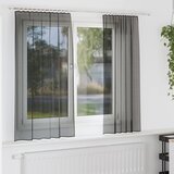 vidaXL Voile zavjese s gornjim jezičkom 2 kom crne | shoptok.hr