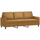  Trosjed s tabureom smeđi 180 cm baršunasti Smeđa | Shoptok.si