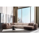 Atelier Del Sofa ugaona garnitura pavia, 240x430x90 cm, krem-braon | Eponuda.com