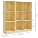 vidaXL knjižna omara za razdelitev prostora 104x33,5x110 cm borovina | Shoptok.si