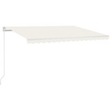Maison Chic Ročno zložljiva tenda - Senčniki 400x350 cm krem, (22041180) Cene