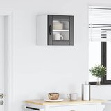  Zidni stakleni ormarić Lucca Crna 40 x 31 x 40 cm | shoptok.hr