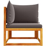  Kutna vrtna sofa s jastucima od masivnog drva bagrema | shoptok.hr