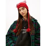 Tommy Jeans Kape rdeča / naravno bela | Shoptok.si