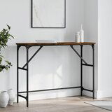 vidaXL Konzolni stol boja hrasta 100x32x75 cm od konstruiranog drva | shoptok.hr