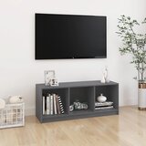 vidaXL TV ormarić sivi 104 x 33 x 41 cm od masivne borovine Cijene