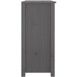  Komoda siva 100 x 35 x 74 cm od masivne borovine | shoptok.hr