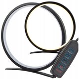 VERKGROUP LED okrogla namizna svetilka 3 barve svetlobe USB 26cm črna, (5000234139) | Shoptok.si