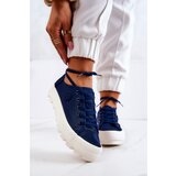 Kesi Women's Sneakers BIG STAR JJ274491 Navy blue Cene