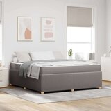  Posteljni okvir z vzmetnico Taupe 180 x 200 cm blago, (5000069802) | Shoptok.si