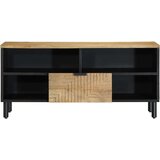 TV omarica rjava 100x33x46 cm masivni les Mango, (21830666) | Shoptok.si