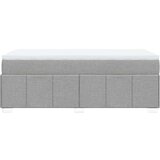 vidaXL Box spring postelja z vzmetnico svetlo siva 90x190 cm blago | Shoptok.si