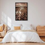  Slika - Drought (1 Part) Vertical 80x120 U crnom drvenom okviru | shoptok.hr