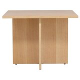Venture Home Leo pravokutni blagovaonski stol 100 &amp;times; 100 cm, prirodna boja drva Slike