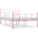  Posteljni okvir roza kovinski 160x200 cm | Shoptok.si
