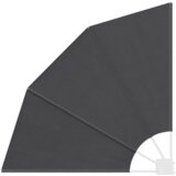 vidaXL Zaslon za zasebnost na balkonu Črna 115 x 115 cm blago | Shoptok.si