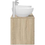  Set namještaja za kupaonicu 3 kom. Hrast sonoma | shoptok.hr