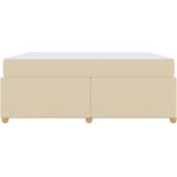  Konstrukcija postelje z vzmetnico krema 180 x 200 cm blago, (5000123965) | Shoptok.si