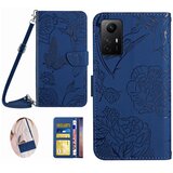 INORCO HT03 za Xiaomi Redmi Note 12S 4G usnjen ovitek za telefon z denarnico na dotik kože, vtisnjen dizajn ovitek z naramnico, (22035932) Cene
