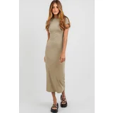 Madmext Dress - Beige - Bodycon