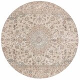  Okrugla fototapeta - Sand carpet - worn Persian carpet with rich decorative motifs 140x140 | shoptok.hr