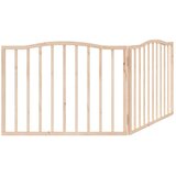  Vrata za pse s 2 panela sklopiva 160 cm od drva topole | shoptok.hr