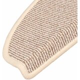  Prostirke za stepenice 15 kom 65x21x4 cm Bijele i smeđe poluokrugle velike | shoptok.hr