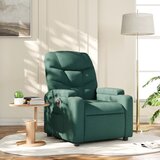 Maison Chic Naslanjač - Relax naslanjač iz temno zelenega blaga, (22042194) | Shoptok.si