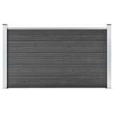 vidaXL Ograjni panel WPC 180x105 cm črn Cene