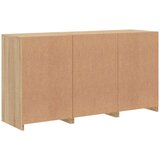 vidaXL Komoda z LED lučkami sonoma hrast 123x37x67 cm Cene