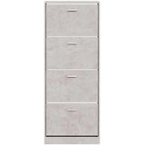 Ormarić za cipele boja betona 59x17x150 cm konstruirano drvo | Eponuda.com