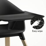 Stokke otroški stolček za hranjenje clikk™ black natural | Shoptok.si