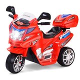  Električni motor s glazbom i svjetlima za djecu - crvene boje | shoptok.hr