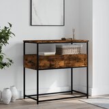vidaXL Konzolni stol boja hrasta 75 x 40 x 75 cm konstruirano drvo Cijene