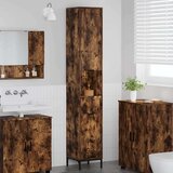 vidaXL Visoki ormarić za kupaonicu Dimljeni hrast 31.5 x 33 x 190 cm | shoptok.hr