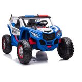 Lean Toys Xxl otroški avto na akumulator 24V 4x4 XB-2118 Police Modra lea | Shoptok.si