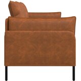 SOFA za dvije osobe Smeđa 188 x 81 x 89 cm Umjetna koža | shoptok.hr