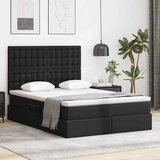  Krevet s od storage s madracem Crna 140 x 190 cm Lažna koža | shoptok.hr