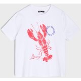 Sinsay Pamučna majica s ljetnim printom | shoptok.hr